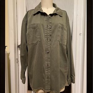 SOLD Garage cargo shirt jacket